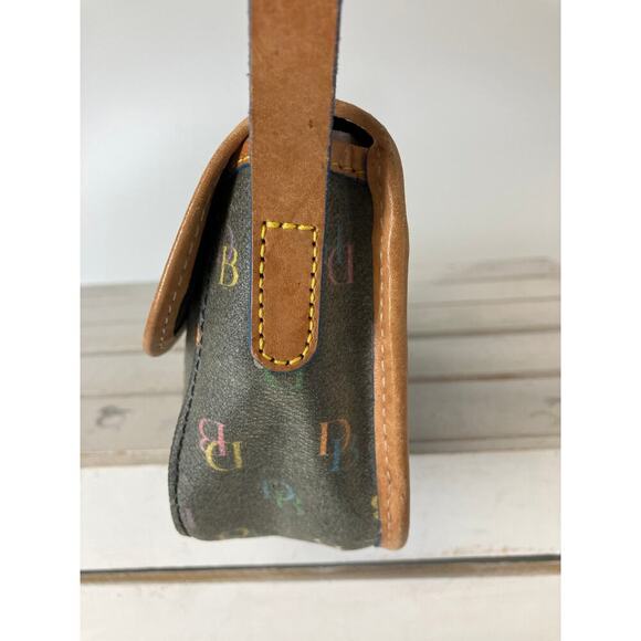 DOONEY & BOURKE MINI VINTAGE COATED CANVAS SHOULDERBAG ASIS - Picture 8 of 16